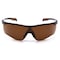Carhartt Cayce, Safety Glasses, Anti-Fog, sandstone bronze Lens, Black Frame CHB918ST - alternate 3